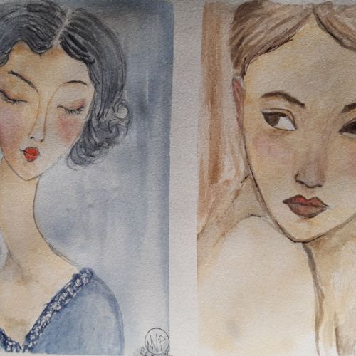 Deux femmes ,deux humeurs